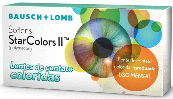 Lentes de Contato Coloridas SofLens StarColors II - Sem Grau-497