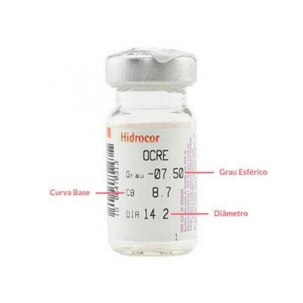 Lente de Contato Hidrocor anual - Com Grau-0